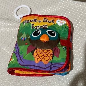 Lamaze Peek-a-Boo Forest Soft Baby Book Clip-On Toy